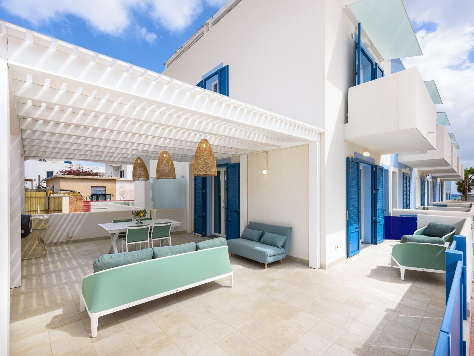 Il Faro E La Luna Beach Apartments 圣维托罗卡波 外观 照片