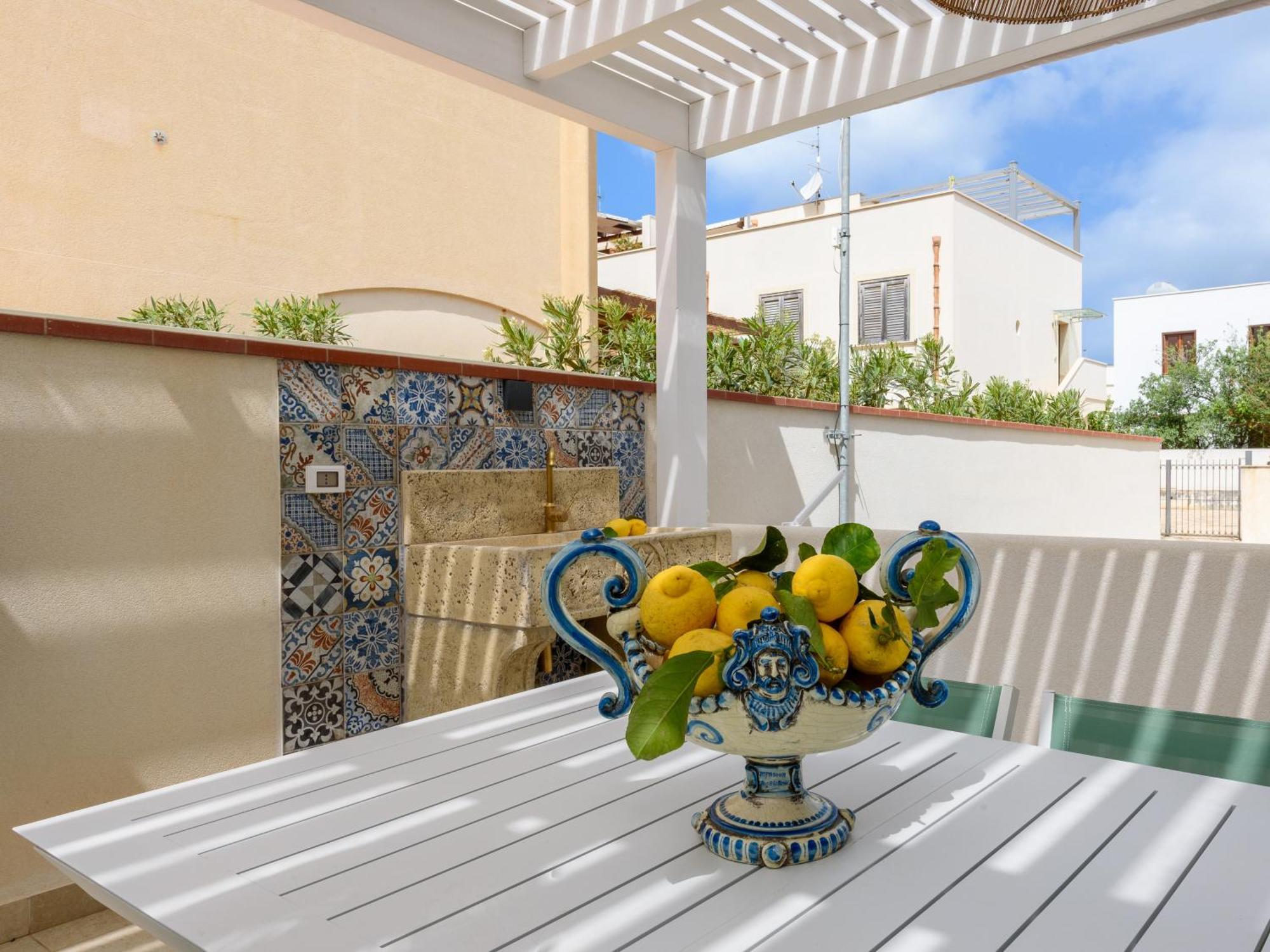 Il Faro E La Luna Beach Apartments 圣维托罗卡波 外观 照片